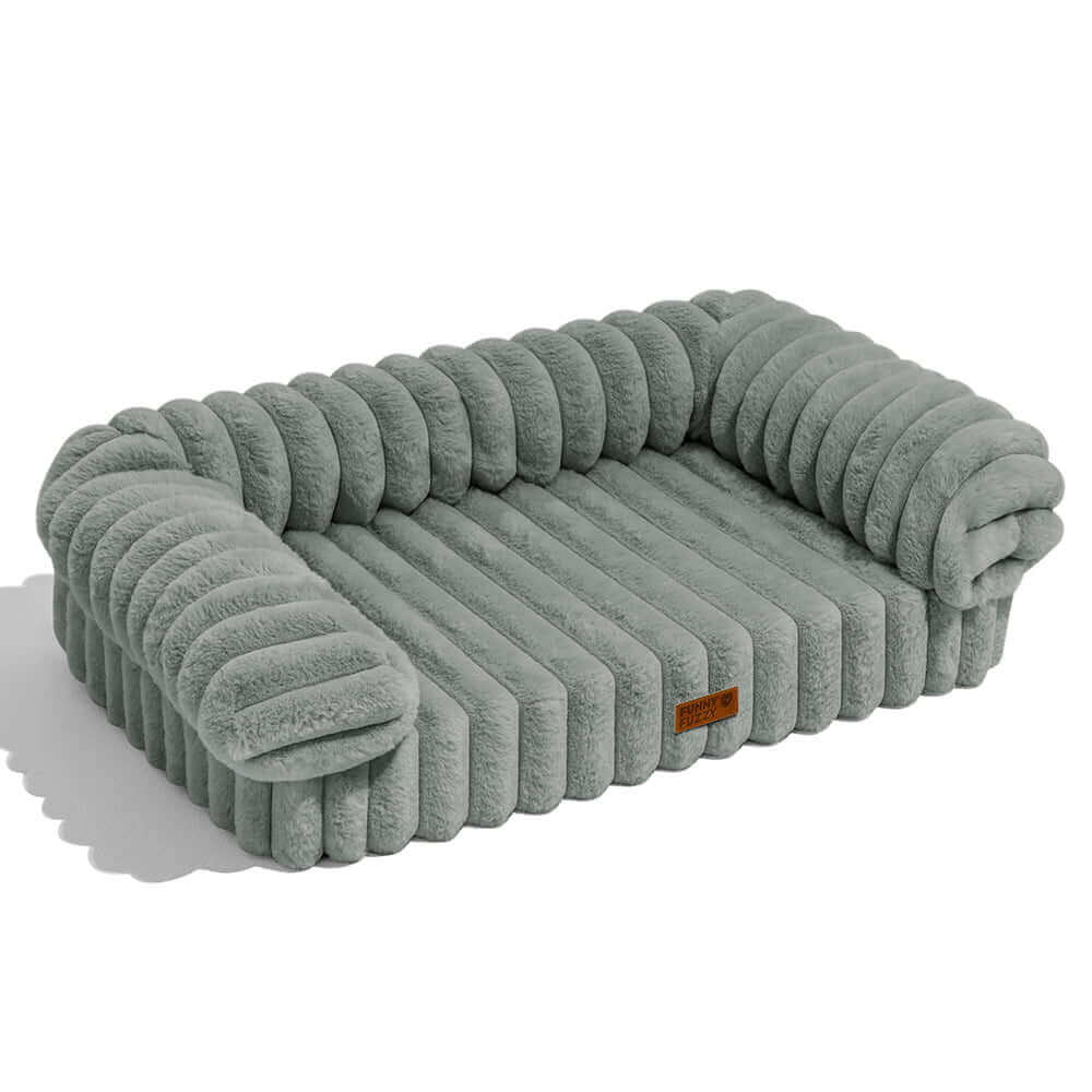 Divano-letto ortopedico per cani e gatti, comfort morbido, color crema