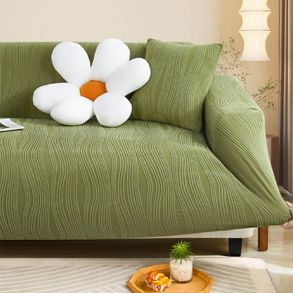 Copertura per divano anti-graffi in jacquard stretch a copertura totale