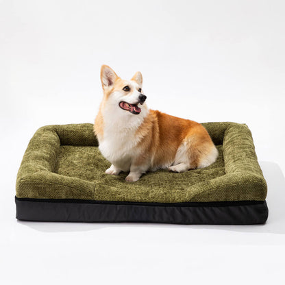 Letto per cane e gatto spazioso, accogliente, resistente, ortopedico e lavabile.