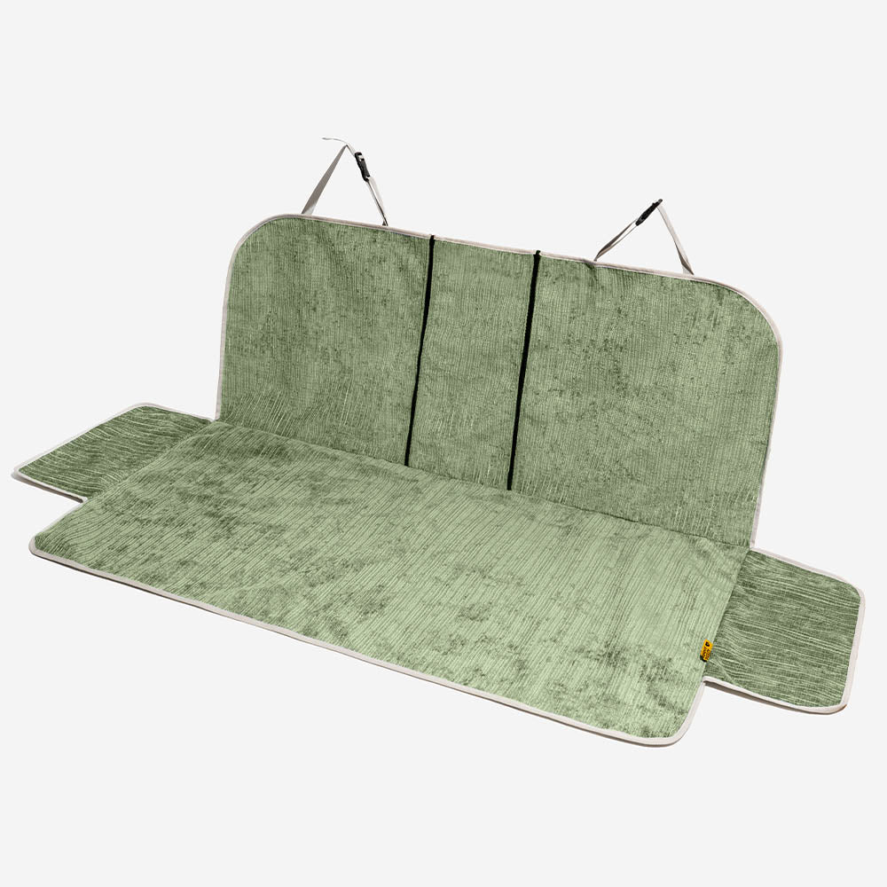 Copertura Protettiva per Seggiolino per Animali in Chenille Striato Impermeabile - Strada più Sicura