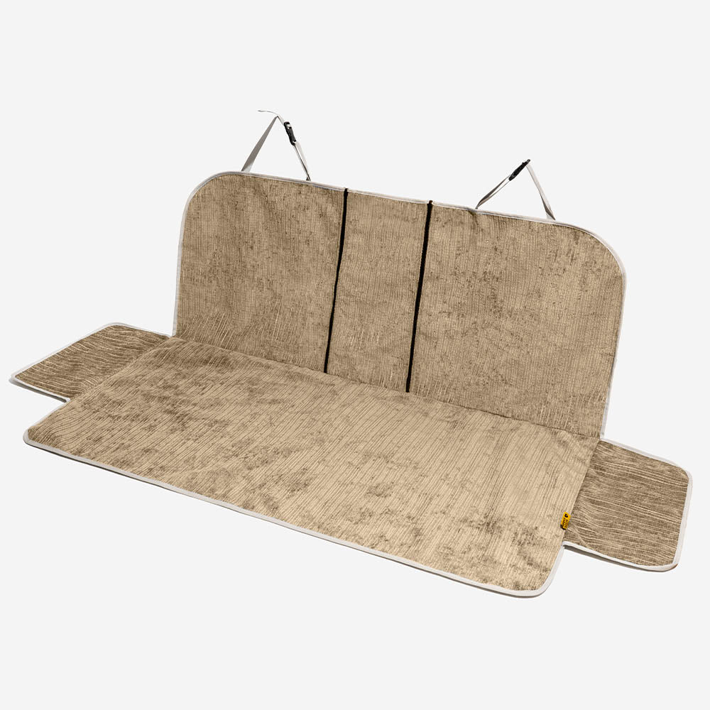 Copertura Protettiva per Seggiolino per Animali in Chenille Striato Impermeabile - Strada più Sicura