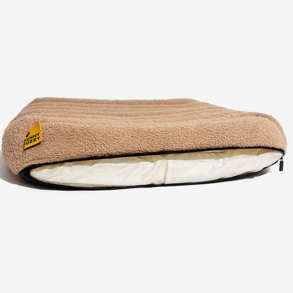 Letti per cani piatti grandi, lavabili, cremosi e accoglienti - Cheesecake