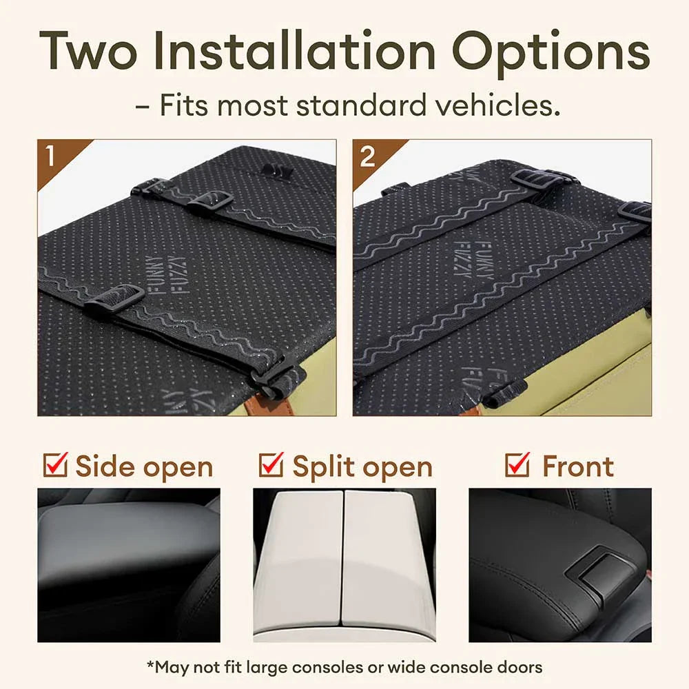 Seggiolino e trasportino per animali domestici in finta pelle di lusso con centro di sicurezza - Urban Voyager