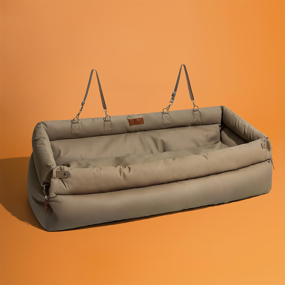 Letto Rialzato Deluxe Per Cani In Finta Pelle – Urban Voyager