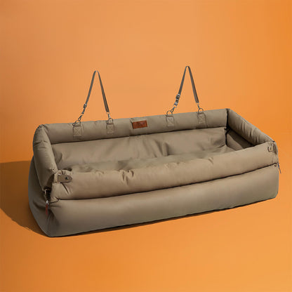 Letto Rialzato Deluxe Per Cani In Finta Pelle – Urban Voyager