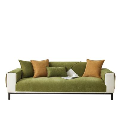 Coperture per divani in tessuto chenille a zig zag, impermeabili e antifouling