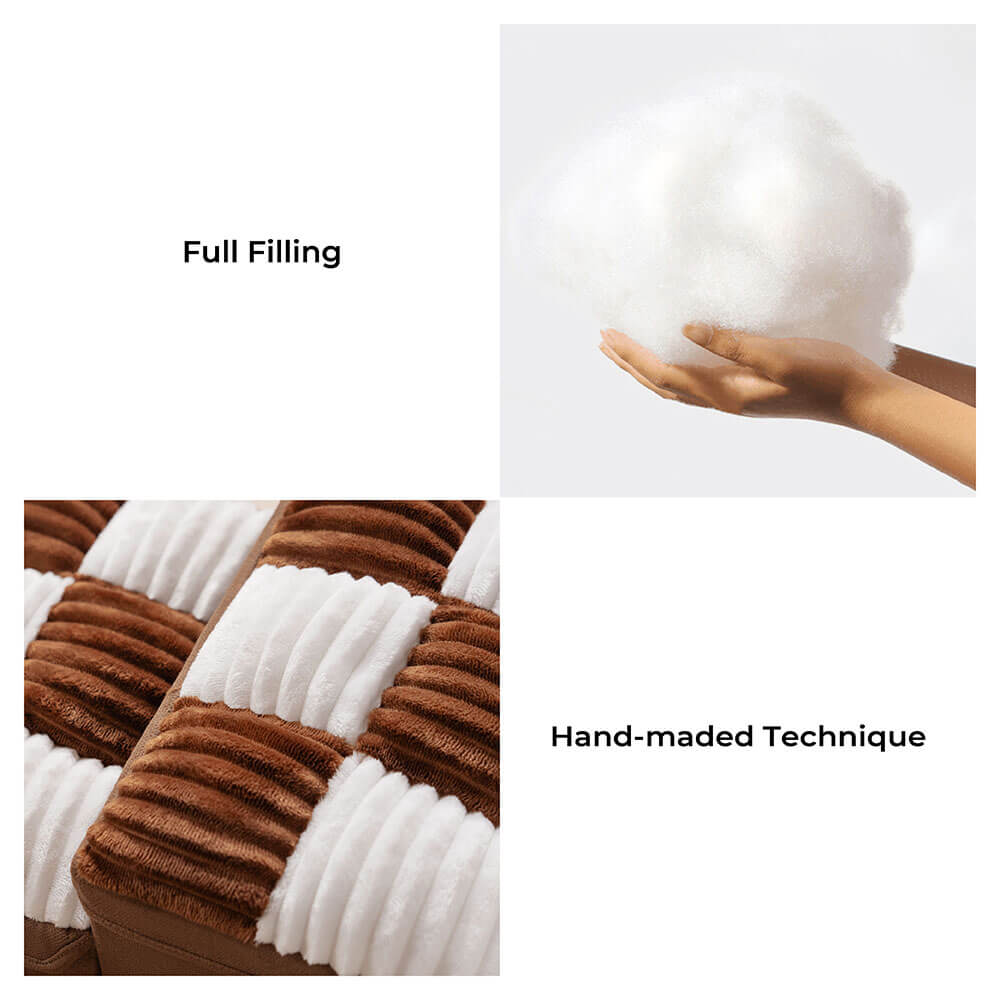 Scaletta per cani in plaid a scacchi, artigianale e con spazio di archiviazione - Multifunzione e pieghevole