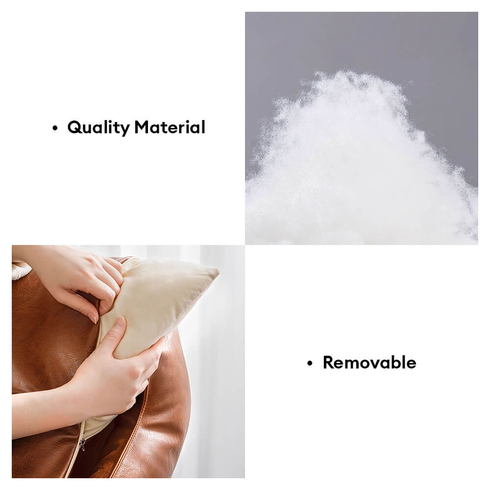 Letto per cani in pelle ecologica impermeabile, rimovibile e di lusso.