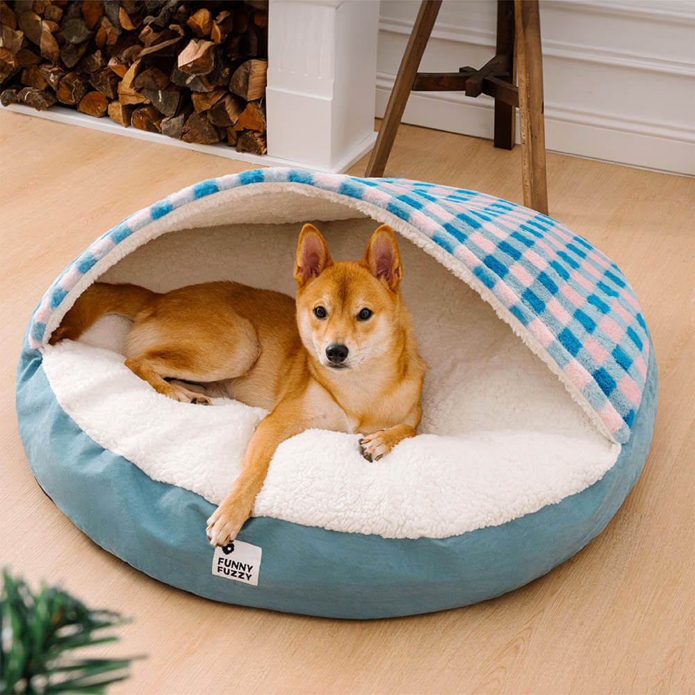 Letto per cani a forma di tenda tonda Dream Hideaway Letto nido per animali domestici