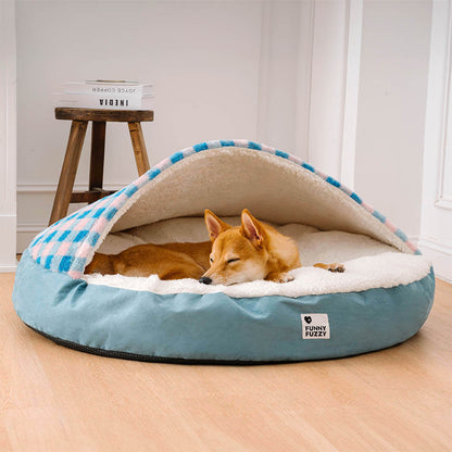 Letto per cani a forma di tenda tonda Dream Hideaway Letto nido per animali domestici