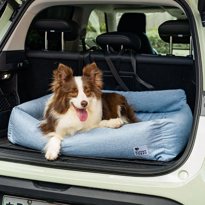 Cuscino da viaggio completo e durevole, lavabile, per auto, letto per cani da sedile posteriore