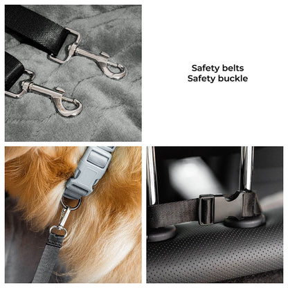 Cuscino da viaggio completo e durevole, lavabile, per auto, letto per cani da sedile posteriore