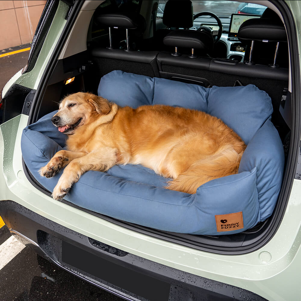 Letto per auto per cani di taglia media e grande con supporto di sicurezza per i viaggi