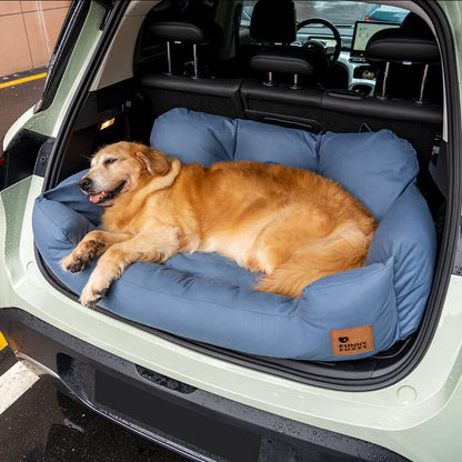 Letto per auto per cani di taglia media e grande con supporto di sicurezza per i viaggi