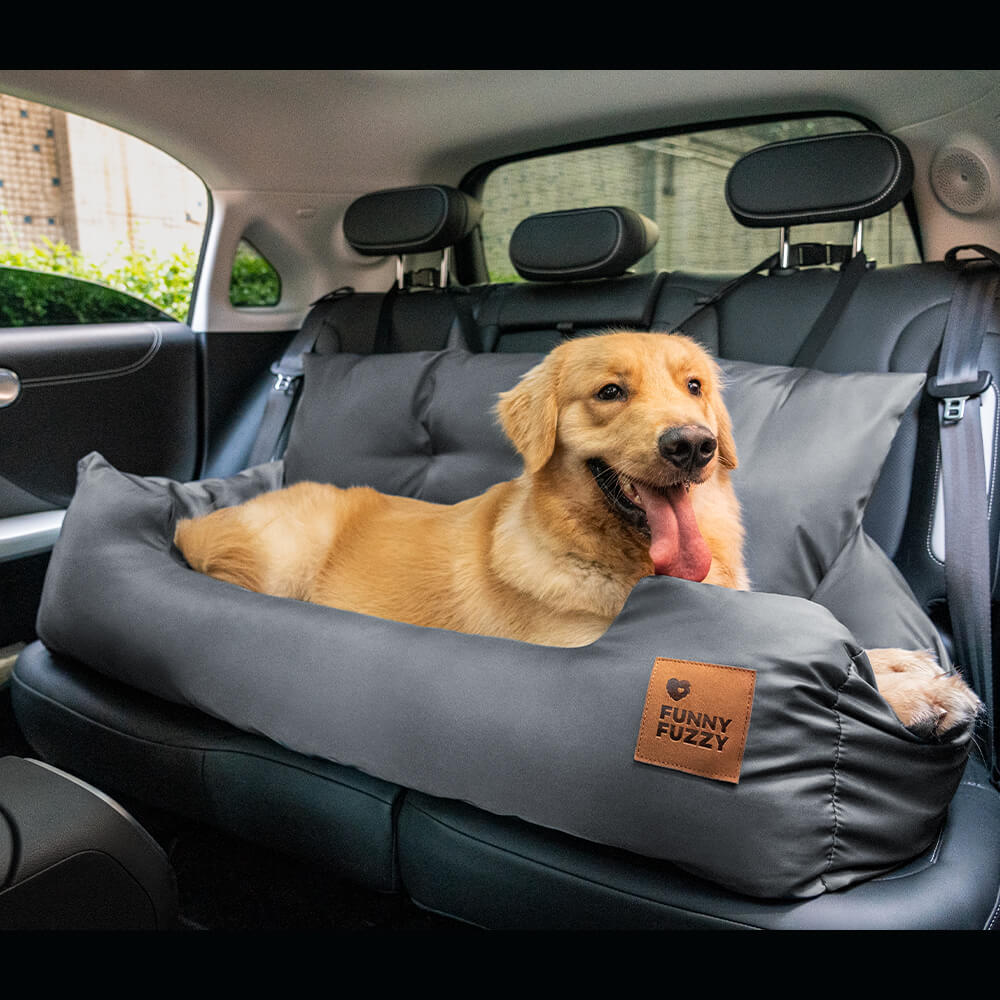 Letto per auto per cani di taglia media e grande con supporto di sicurezza per i viaggi