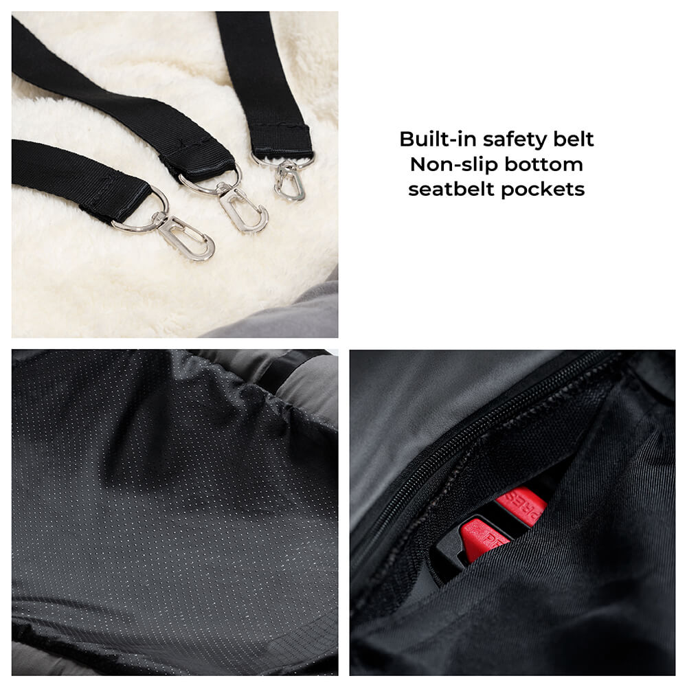 Letto per auto per cani di taglia media e grande con supporto di sicurezza per i viaggi