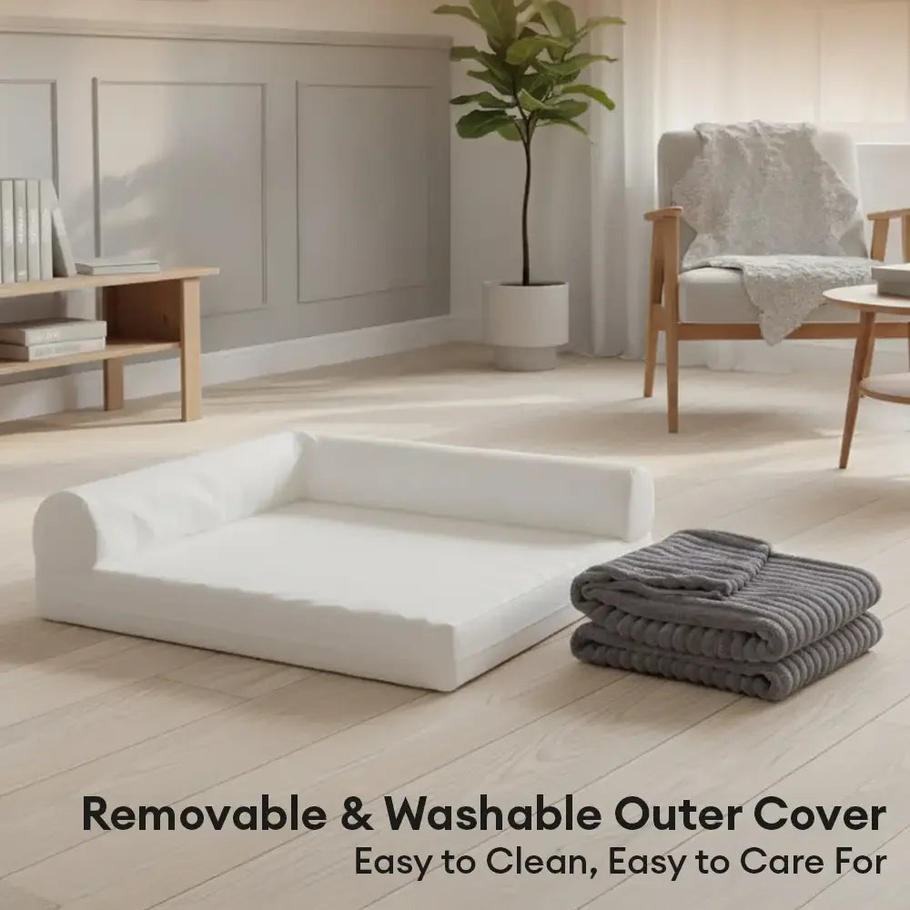 L-Shaped Straight Plush Large Space Waterproof Large Dog Bed