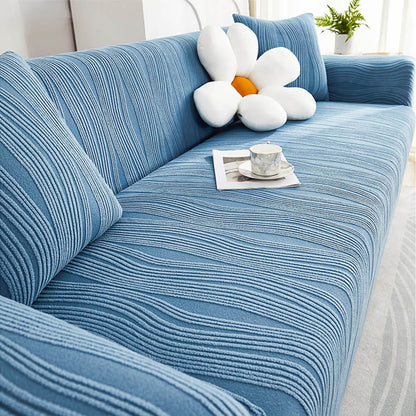 Copertura per divano anti-graffi in jacquard stretch a copertura totale