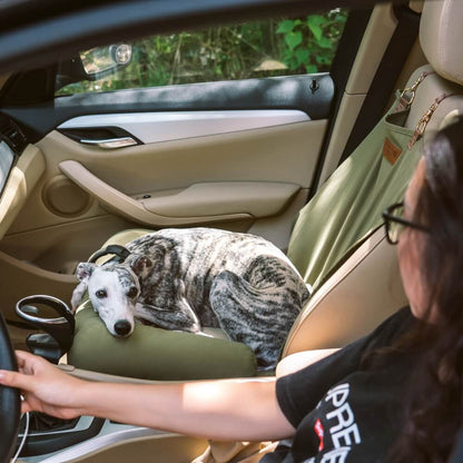 Cuscino di Sicurezza per Viaggiare Sedia Auto per Cani di Grandi Dimensioni - Lounge a Scacchiera