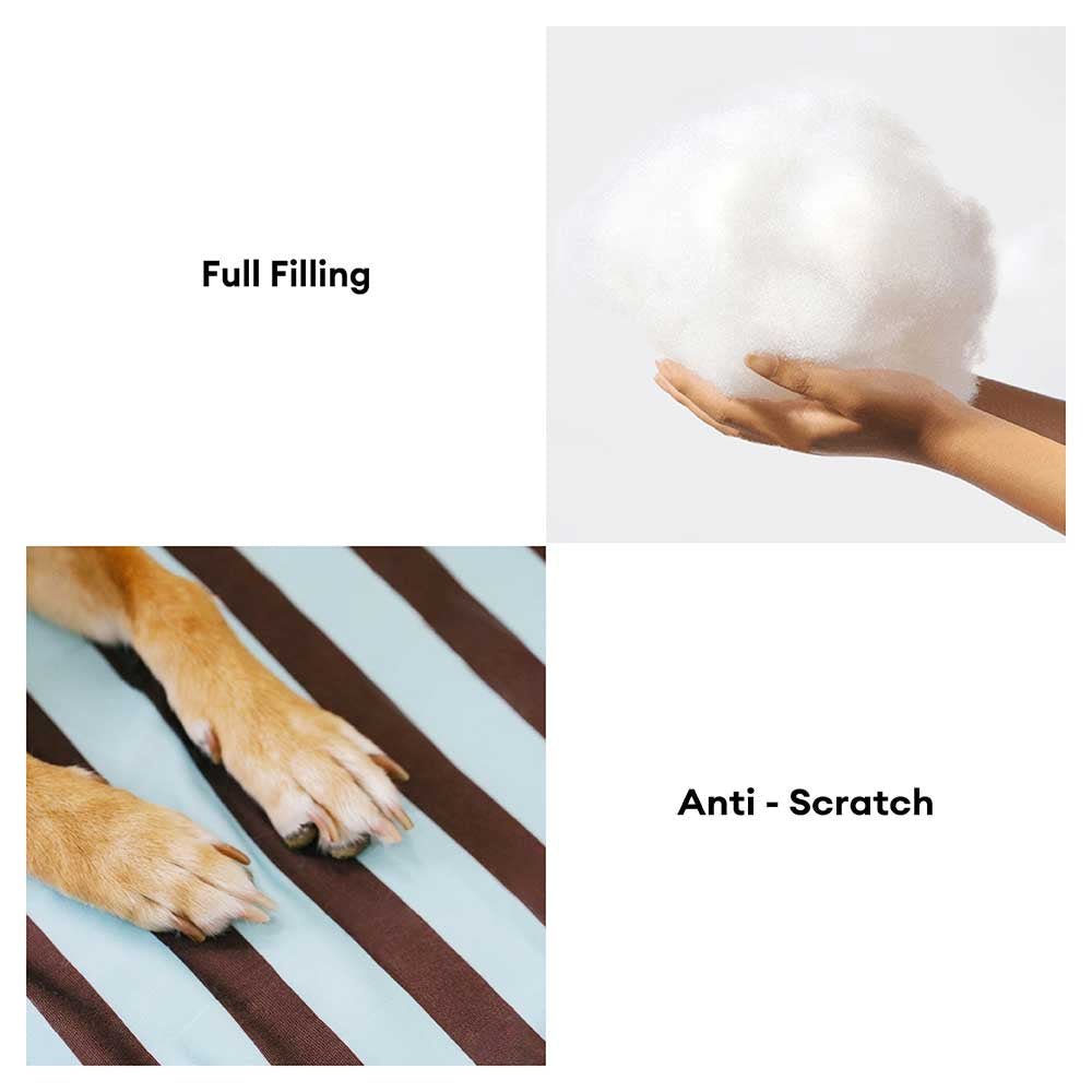 Letto per cani grande pieghevole e impermeabile Stripe - Sunny Siesta