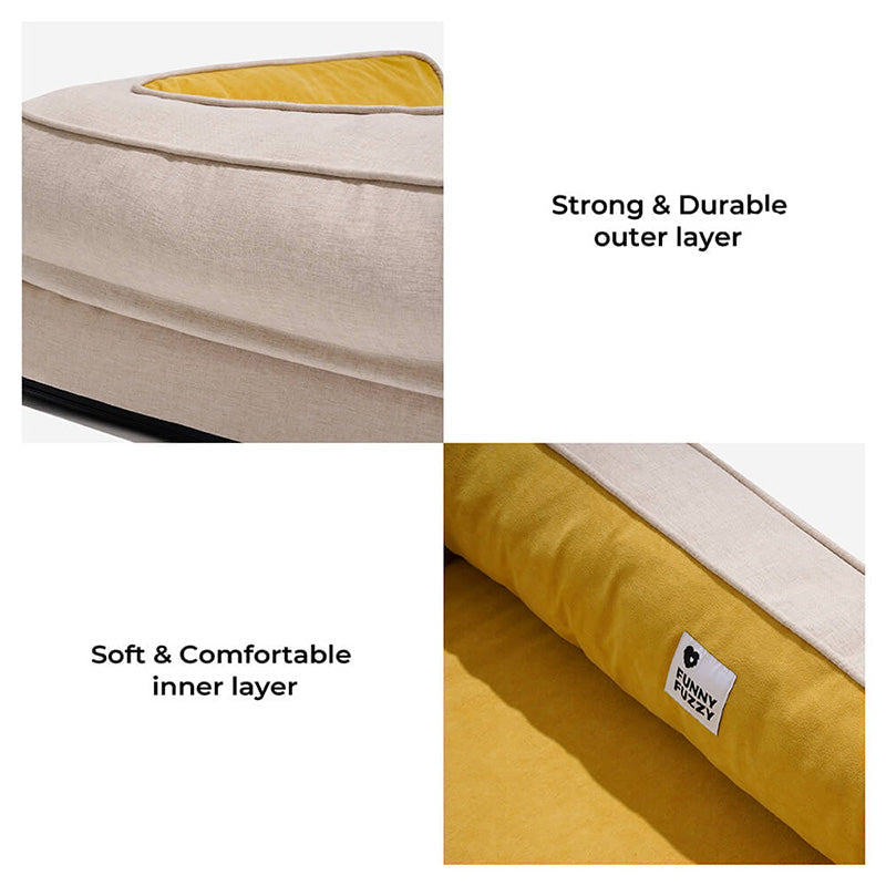 Divano Letto Ortodontico per Cani Ultimate Lounger con Supporto Completo e Comfortevole