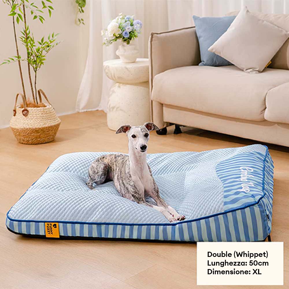 Letto ortopedico per cani rettangolare lavabile e rinfrescante extra large - Cooling Nap