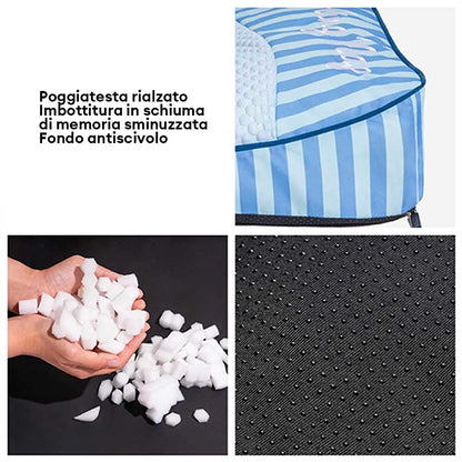 Letto ortopedico per cani rettangolare lavabile e rinfrescante extra large - Cooling Nap