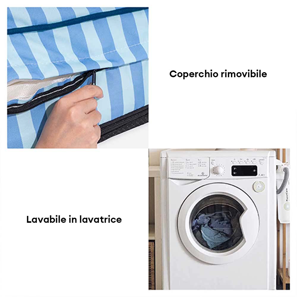 Letto ortopedico per cani rettangolare lavabile e rinfrescante extra large - Cooling Nap