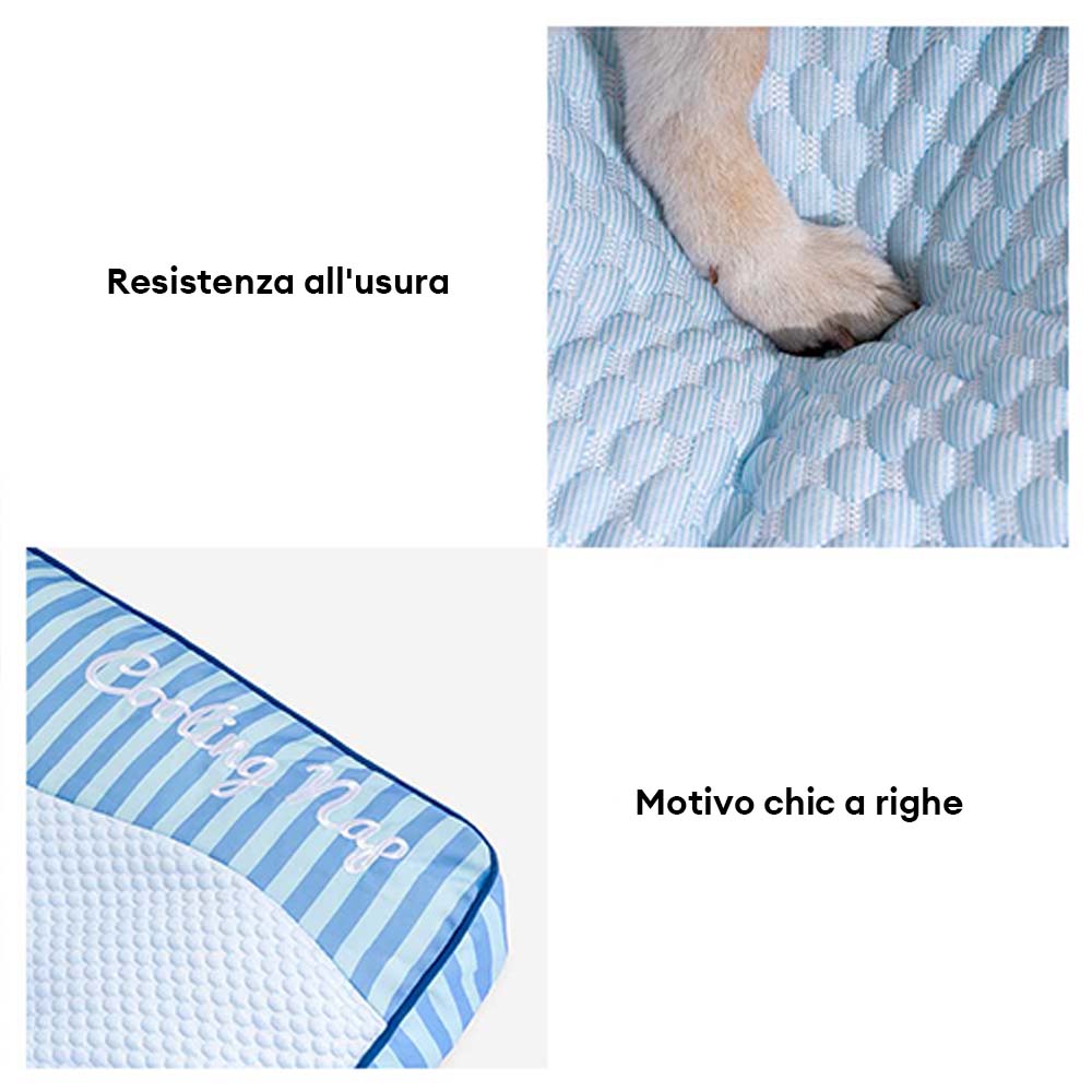 Letto ortopedico per cani rettangolare lavabile e rinfrescante extra large - Cooling Nap