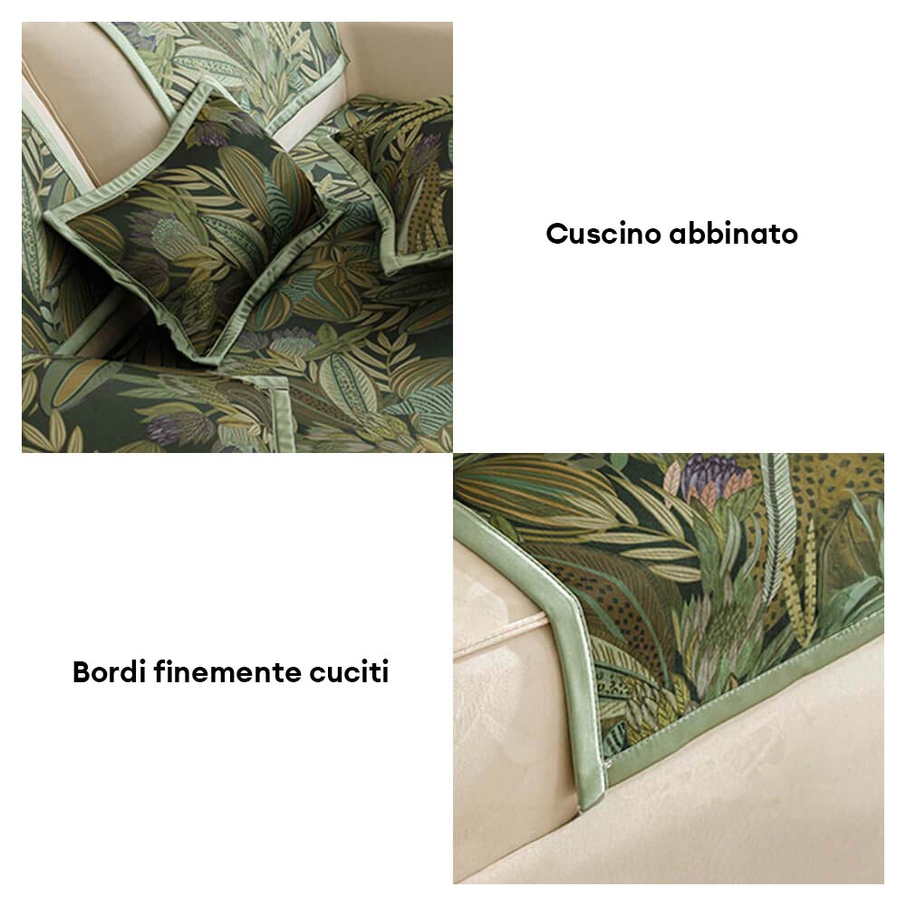 Copridivano Floreale Pastorale Rinfrescante Per Tutte Le Stagioni