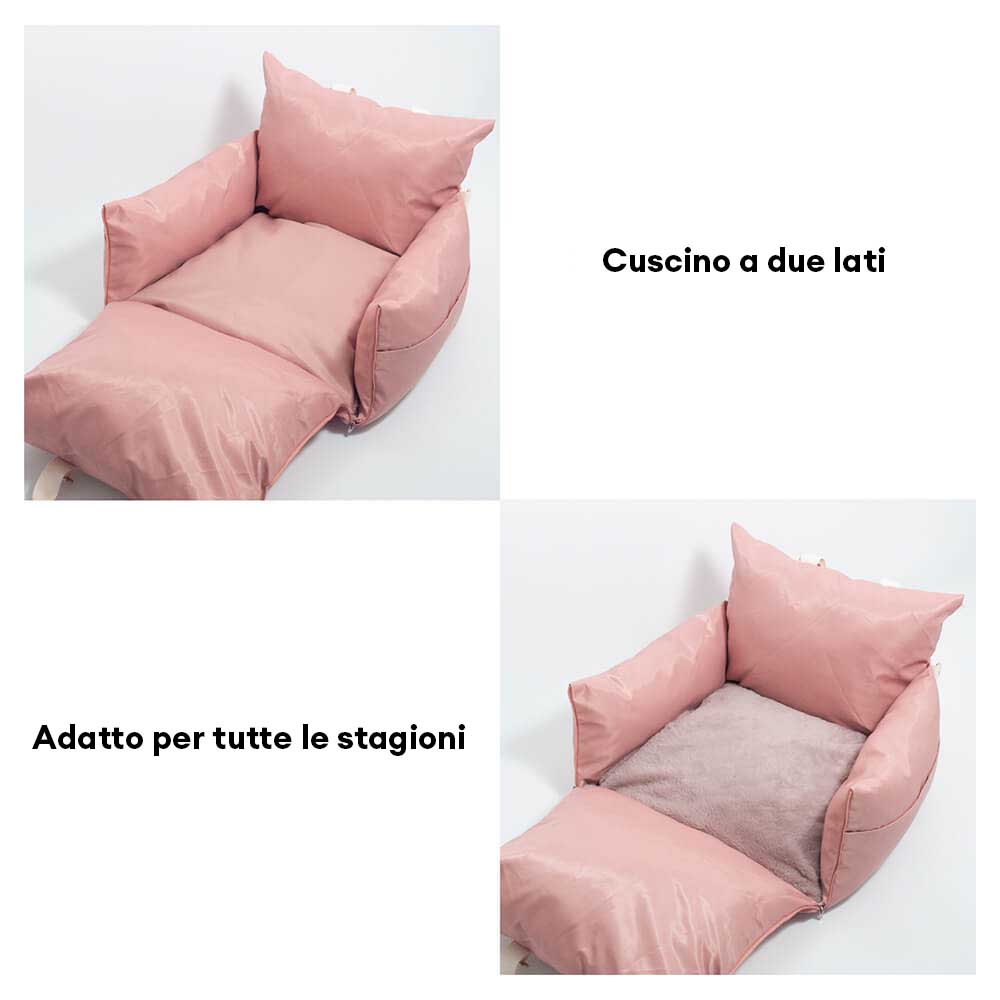 Letto per auto impermeabile per cani - Prima Classe