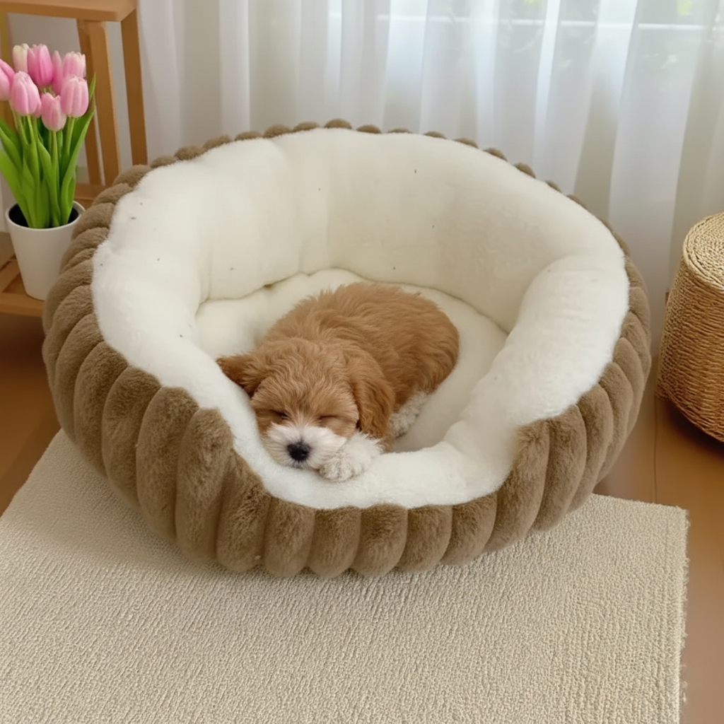 Waggly™ CozyNest – Cuccia-Caverna Morbida per Cani e Gatti